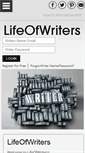 Mobile Screenshot of lifeofwriters.com